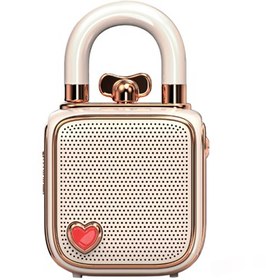 Resim Divoom Lovelock Mini Ses Kayıt Özellikli Bluetooth Hoparlör Ses Kaydedici Pembe 