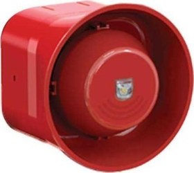 Resim ML-2420 24V DC Konvansiyonel Kırmızı Elektronik Flaşör Siren 