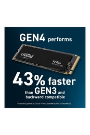 Resim Crucial P3 Plus 2TB 3D NAND GEN4 NVMe PCIe M.2 SSD (5000-4200 MB/s) CT2000P3PSSD8 