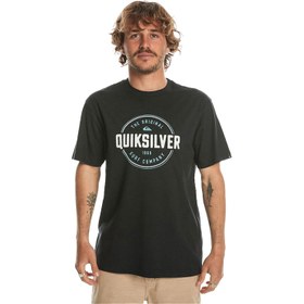 Resim Quiksilver Erkek Tişört Circle Up SS Siyah Günlük Giyim 