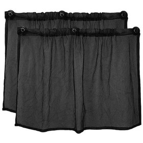 Resim Jeehugo Araba Gölge Perdeği, Isı Ve Güneş Engeli, 50x75cm Ağ Desenli, 50% Gölgeleme Oranı, Siyah, 2 Adet, Kolay Kurulum, Tüm Araçlara Uygun 