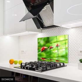 Resim Olinpa Cam Ocak Arkası Koruyucu | Uğur Böceği 