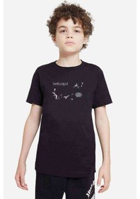 Resim Tshirthane Lamb Of God Pıre American Metal Baskılı Unisex Çocuk Siyah T-Shi 