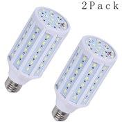 Resim Neevoyu 60 Smd Led Mısır Ampulü 1850lumen 6000k Gündelik Beyaz E27 Vidalama, Ev Ofis Fabrika Stüdyo Işığı, Yüksek Parlaklık, Enerji Tasarruflu, Aluminyum Gövde Isı Dağıtımı 