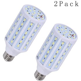 Resim Neevoyu 60 Smd Led Mısır Ampulü 1850lumen 6000k Gündelik Beyaz E27 Vidalama, Ev Ofis Fabrika Stüdyo Işığı, Yüksek Parlaklık, Enerji Tasarruflu, Aluminyum Gövde Isı Dağıtımı 