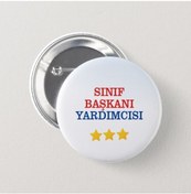 Resim Genç Box Sınıf Başkanı Yardımcısı Çocuk Iğneli Rozet-2 Adet 
