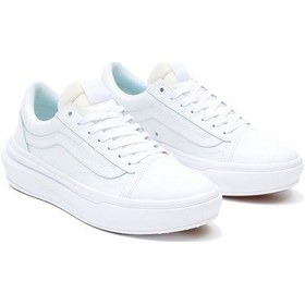 Resim Vans Ua Old Skool Overt Cc Kadın Günlük Ayakkabı Vn0a7q5eqlz1 Beyaz Beyaz 
