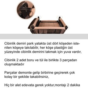 Resim Holmer Lüks Cibinlik Holmer Anne Yanı Ve Park Yataklar İçin 