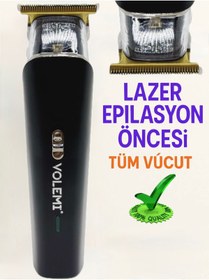 Resim VOLEMİ V-0173 Lazer-epilasyon Öncesi Tüm Vücut Tıraş Makinesi Sakal-ense-vücut Kişisel Bakım Aletleri 