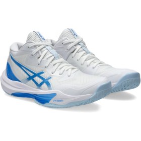 Resim Asics SKY ELITE FF MT 3 Kadın White/Morganite Voleybol Ayakkabısı 1052A076-103 