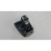 Resim Fabrikasyon Skoda Superb 3t 2008-2015 Uyumlu Manuel Vites Topuzu 5 Ileri Siyah 
