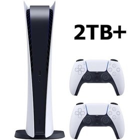 Resim Sony Playstation 5 Digital 825 GB YD + 2 Kol + 2TB SSD 