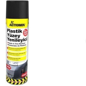 Resim Automix Plastik Yüzey Yenileyici 500 ml – Araç İç ve Dış Plastiklerde Canlılık ve Koruma 
