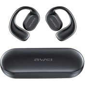 Resim Awei T69 Hava İletimli Spor Tws Bluetooth Kulaklık Siyah 