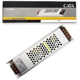 Resim Cata Ct-2676 17A Süper Slim Led Trafosu (6 Adet) 