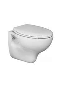 Resim Turkuaz Lila Asma Klozet + Kapak 