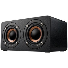 Resim Lemestar M5 Mini Doodle Ahşap Subwoofer Kablosuz Bt Fm Hoparlör Enhancebas Ev Kullanımı M 