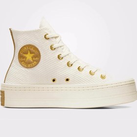 Resim Converse Krem Kadın Deri Lifestyle Ayakkabı A07204C CHUCK TAYLOR ALL STAR MO 