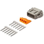 Resim DEUTSCH Dtm06-12s Erkek Konnektör 12 Pin Kablosuz 