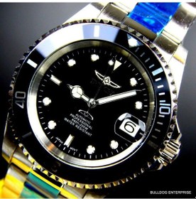 Resim Invicta Pro Diver Silver Gold 2 Tone Siyah Coin Bezel Nh35A Automatic Erkek Kol Saati 886678312057 