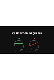 Resim Sway Pow Full Face Tam Korumalı Kask (XL/61-62cm) Siyah - Turuncu 