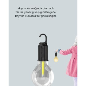 Resim Eco Lounge Su Geçirmez Dış Mekan LED Çadır Işığı 