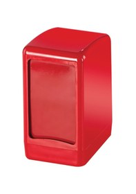 Resim Palex Bivopazar Masa Üstü Peçete Dispenseri Kırmızı Ağır 