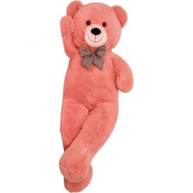 Resim Sole 90 cm Rengarenk Papyonlu Peluş Ayıcık - % 100 Yerli 