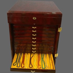 Resim 100’lü Şifreli Lüks VIP Koleksiyon Tespih ve Takı Dolabı 