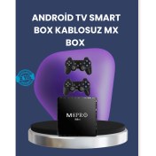 Resim Android Tv Box 10K Ultra Hd Medya Oynatıcı ve Oyun Cihazı 