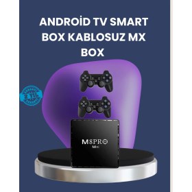Resim Android Tv Box 10K Ultra Hd Medya Oynatıcı ve Oyun Cihazı 