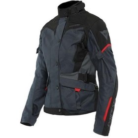 Resim Dainese Tempest 3 Ebony Black Lava Red D-dry Kadın Mont 