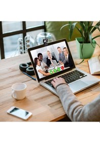 Resim Kosona Usb Webcam Hd Lensli, Mikrofonlu Kamera - Video Konferans, Dersler İçin - Bilgisayar/laptop Uyumlu, Kolay Kurulum Altın 