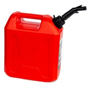 Resim Tekne Benzin Bidonu. 10lt Yakıt Taşıma Tankı. Dolum Ağızlı Gagalı 