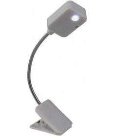 Resim Kitap Okuma Işığı - Beyaz Işıklı Klipsli Lamba 