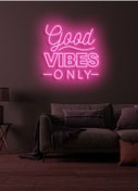 Resim Twins Led Good Vibes Only Yazılı Neon Tabela Pembe Model:model:35213366 Pembe 