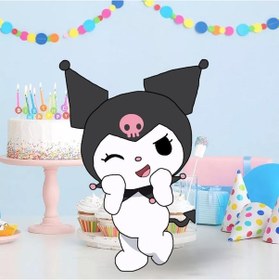 Resim Ayaklı Pano Kuromi Ayaklı Pano 35 Cm Doğum Günü Masa Süsü Diğer 