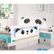 Resim Evokids Panda Katlanabilir Çocuk Yatak Bariyeri - 140X52 Cm 
