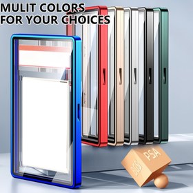 Resim Yığınlanabilir Manyetik Alüminyum Kart Kutusu - Işık Hasarına Karşı Koruyucu, Çizilmez Metal Çerçeve PSA/BGS Dereceli Beyzbol Futbol Spor Yıldızı Çizgi Film Anime Oyun Kartları için Çok Renkli Tamponlu Kart Saklama Organizatörü 