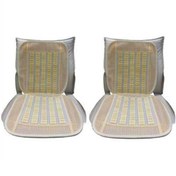 Resim ShopB MiNDER HASIRLI+BONCUKLU DOMiNO KREM 2 Li SET 
