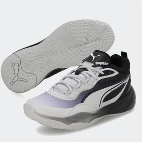 Resim Puma 389328-02 Playmaker Fade Basketbol Erkek Spor Ayakkabı Gri 