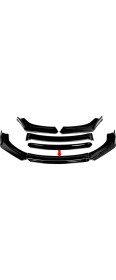 Resim Subaru Outback 1994-1999 Siyah Şeritli Renkli Ön Ek Ön Lip Piona Black 4 Prç 