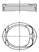 Resim Mahle 001pı00163000 Piston Segman 2710305017 (WH719346) 