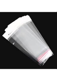 Resim 100 Adet 5x15 Askılı Jelatin Poşet 