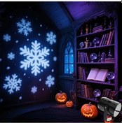 Resim Gaojunshop01 Kar Taneli Halloween Işık Projektörü: Hayaletler, Yarasa, Balkabağı Ve Daha Fazlası İle Usb Dekor 