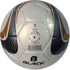 Resim Black Super El Dikişli Futbol Topu - 5 Numara 