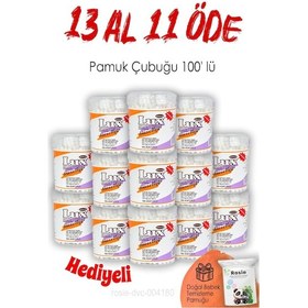 Resim Lux 13 Al 11 Öde Pamuk Çubuğu 100' Lü Ve Rosıe 