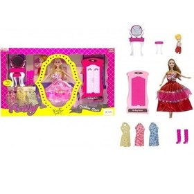 Resim Anlily Dolaplı Bebek Set 