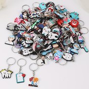 Resim DIY Sevimli Karikatür Düzensiz Rastgele Karışım Serisi Anahtarlık Diş Macunu Hemşire Doktor Tıbbi Kutusu Ambulans Kapsülü Bandaj Çapraz Çanta Anahtarlık 