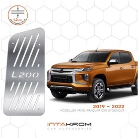 Resim intakrom Mitsubishi L200 Krom Ayak Dinlendirme Pedalı 2019 - 2022 